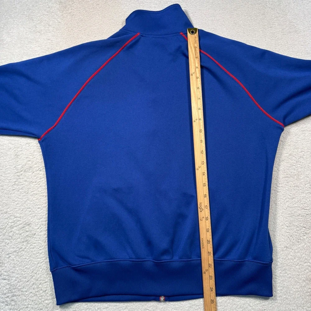 Vintage Y2K‎ Nike Chicago Cubs Track Jacket Womens XL Blue Full Zip MLB Sporty
